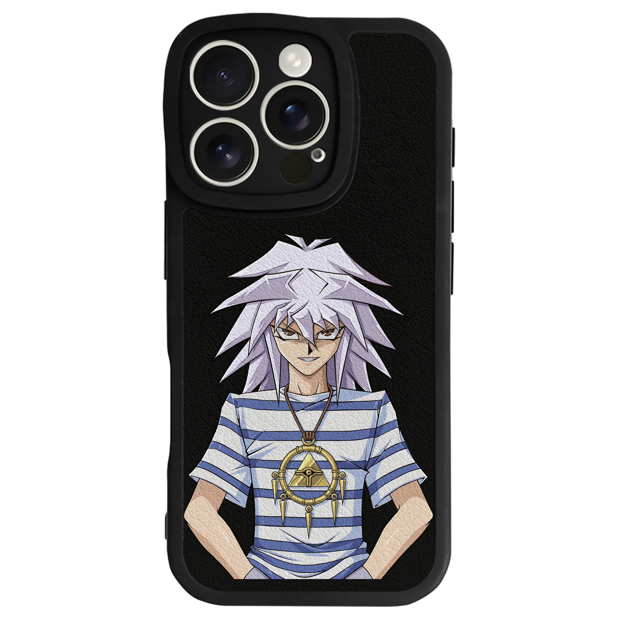 遊☆戯☆王 Yu-Gi-Oh! 【iPhone 16シリーズ対応】シリコンスマホケース（レザー調） 材質：シリコン